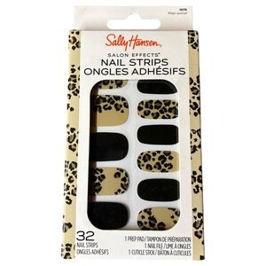 Sally Hansen Salon Effects Nail Strips‎ Phen-animal 1070 Full Set Nail Art